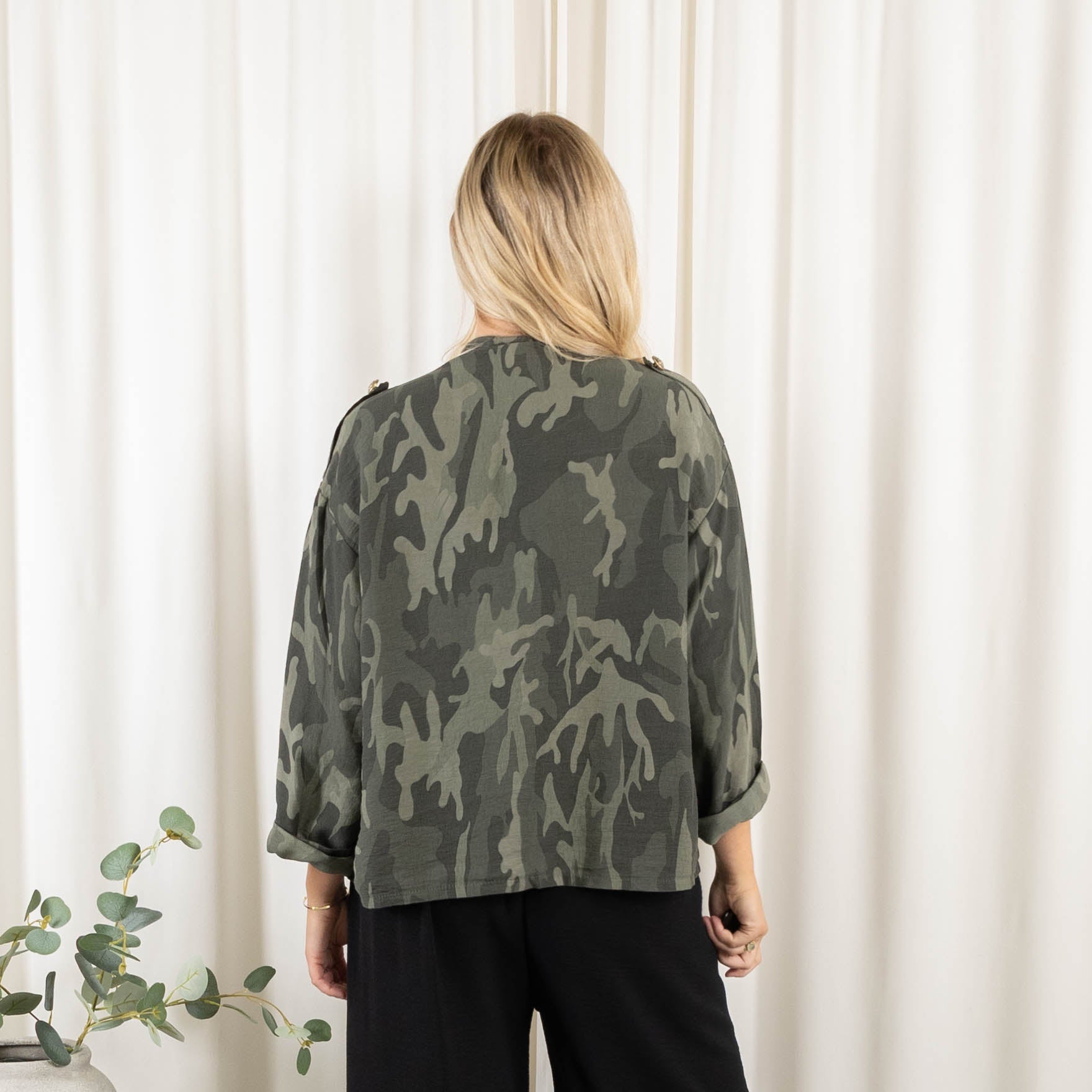 Sienna militærjakke, Khaki