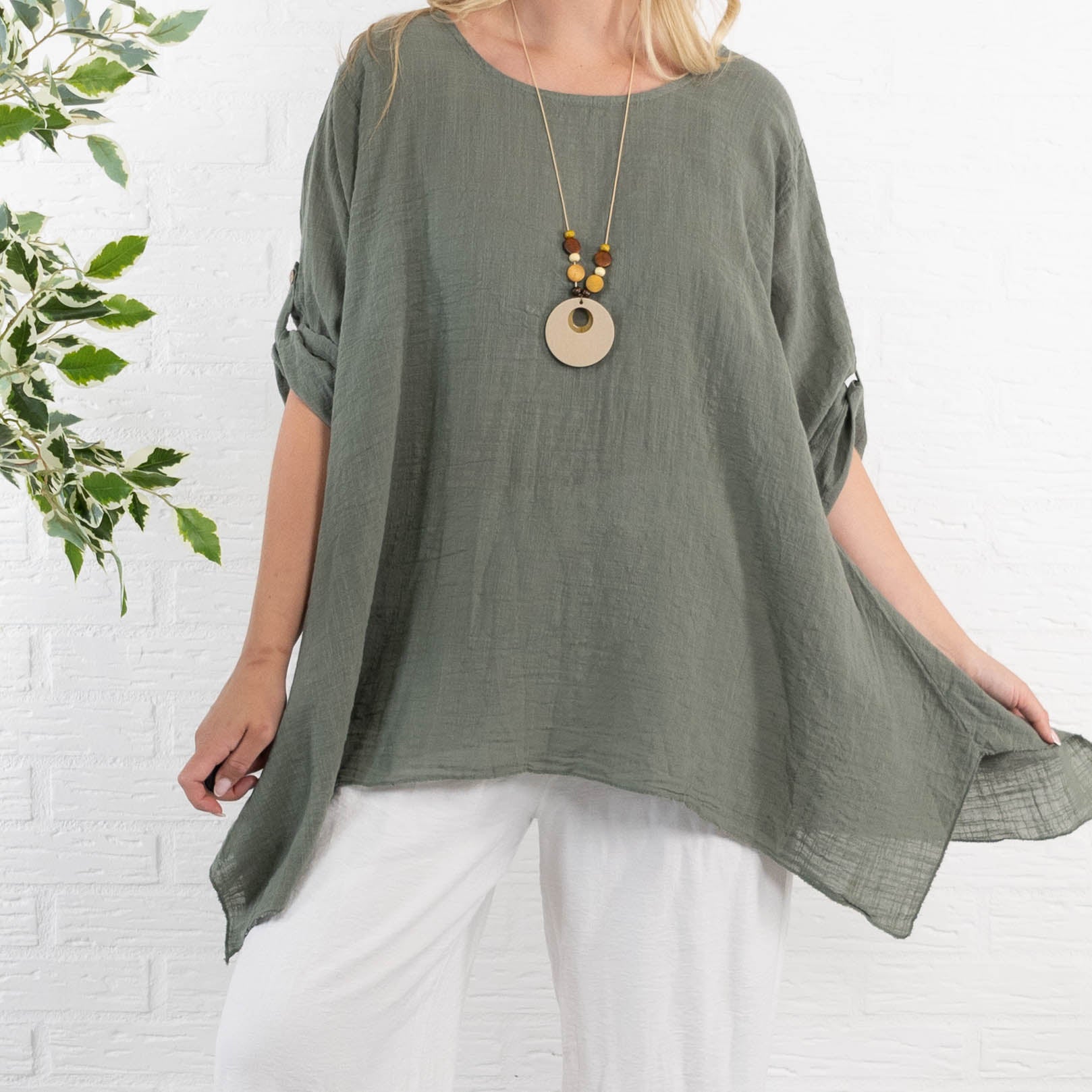 Clover tunika, Khaki