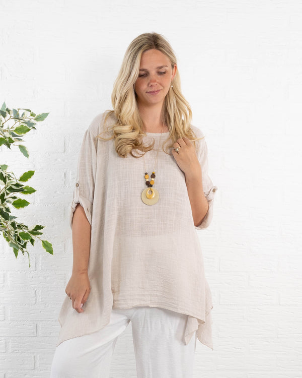 Clover tunika, Beige