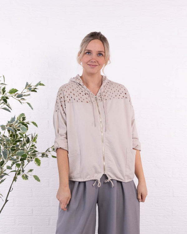Becks cardigan, Beige