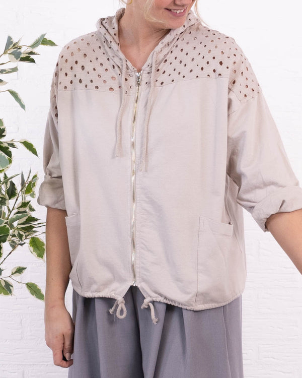 Becks cardigan, Beige