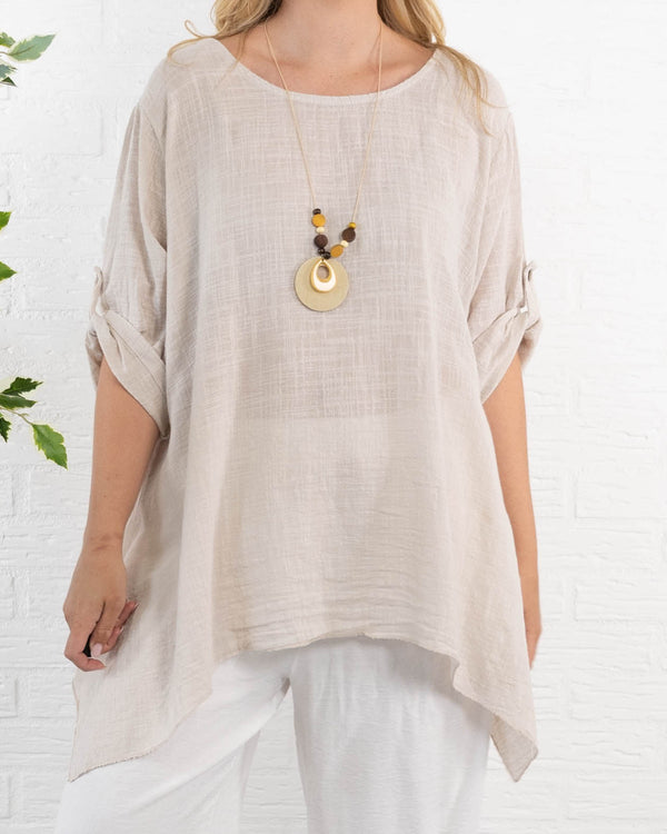 Clover tunika, Beige
