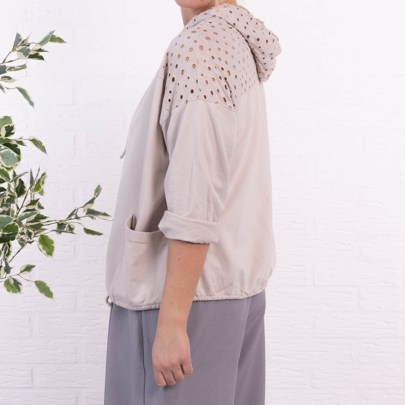 Becks cardigan, Beige