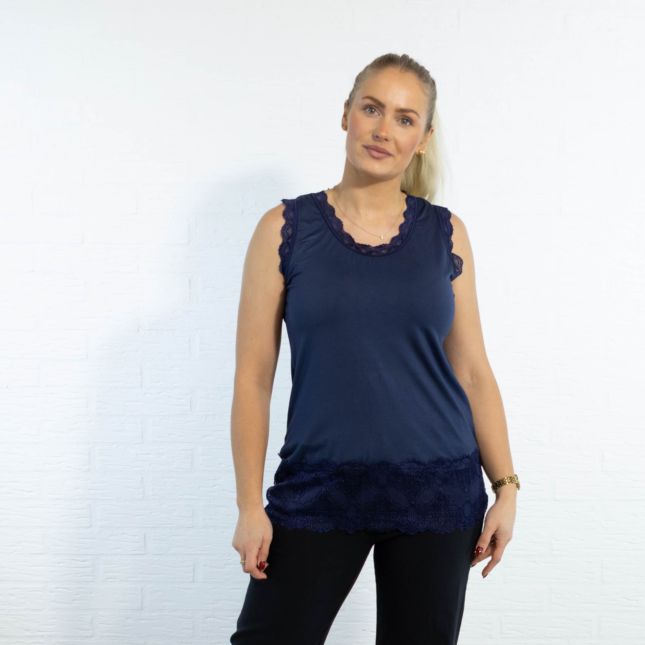 Pam top, Navy