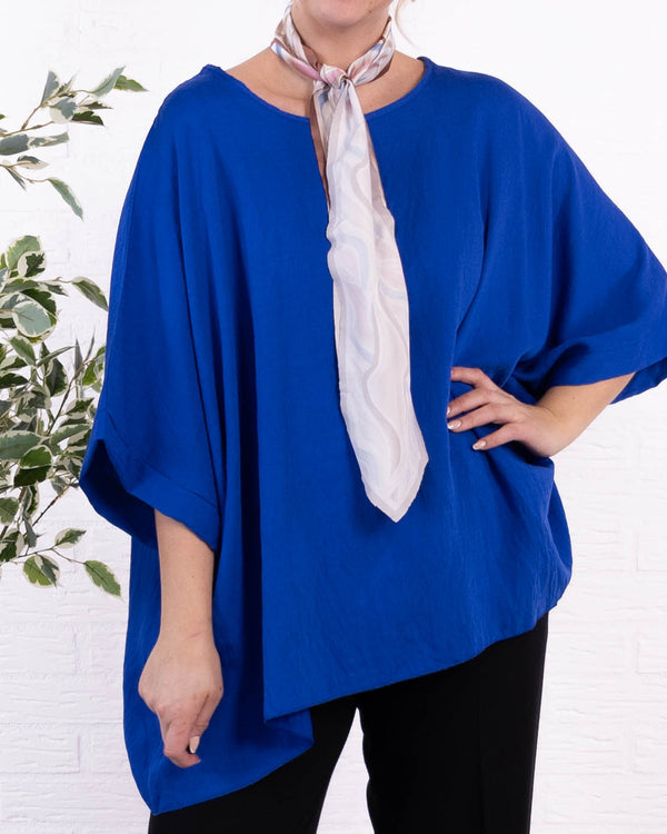 Charly poncho, Royal blue