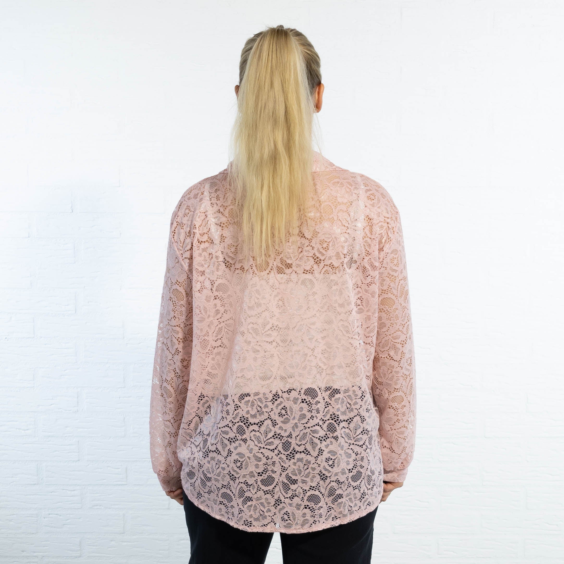Gunhild chiffon skjorte, Rosa