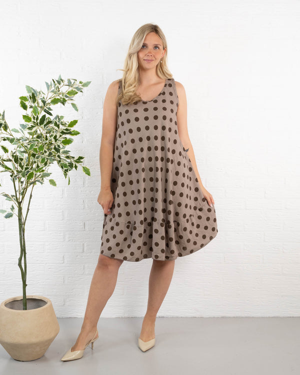 Posh kjole, Taupe