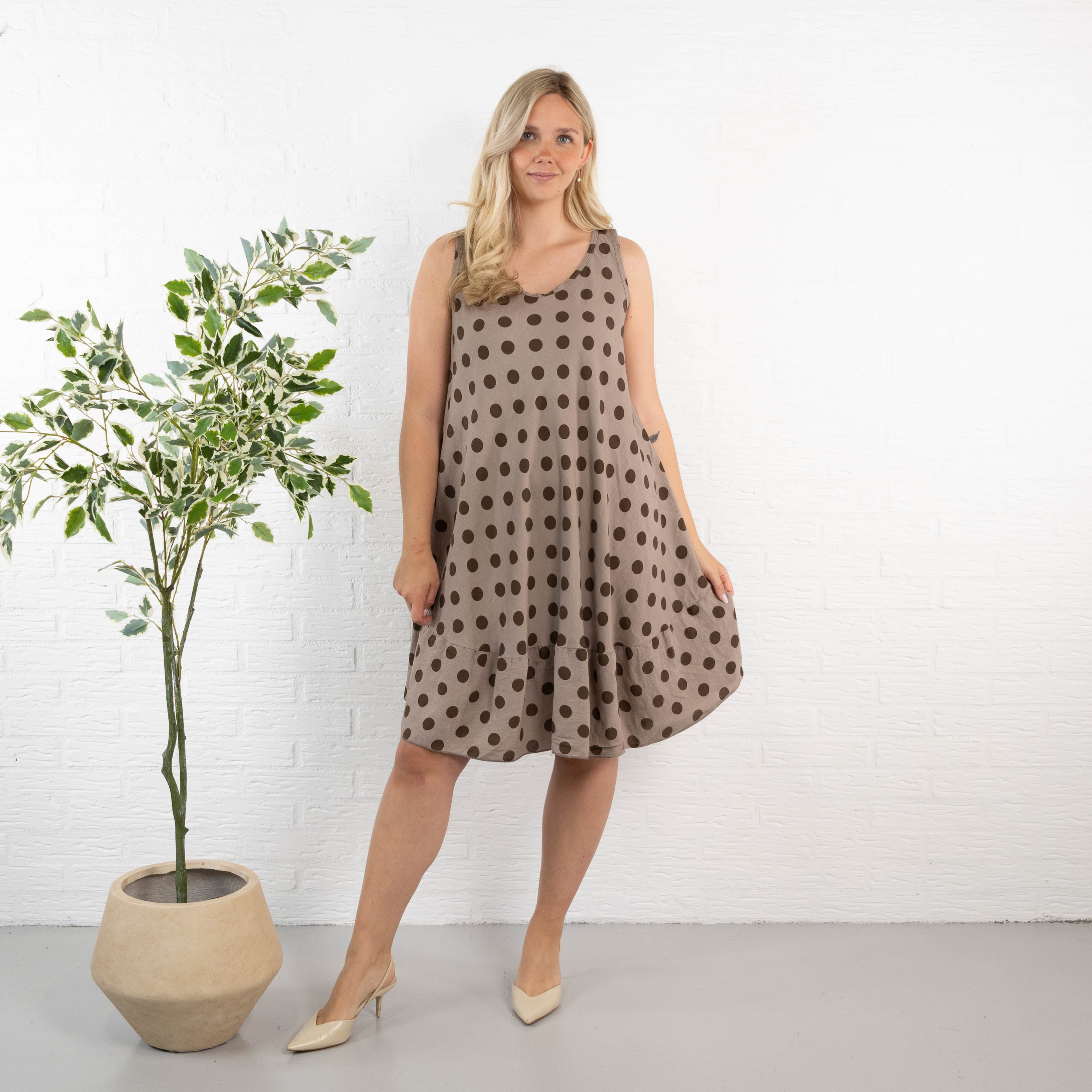 Posh kjole, Taupe