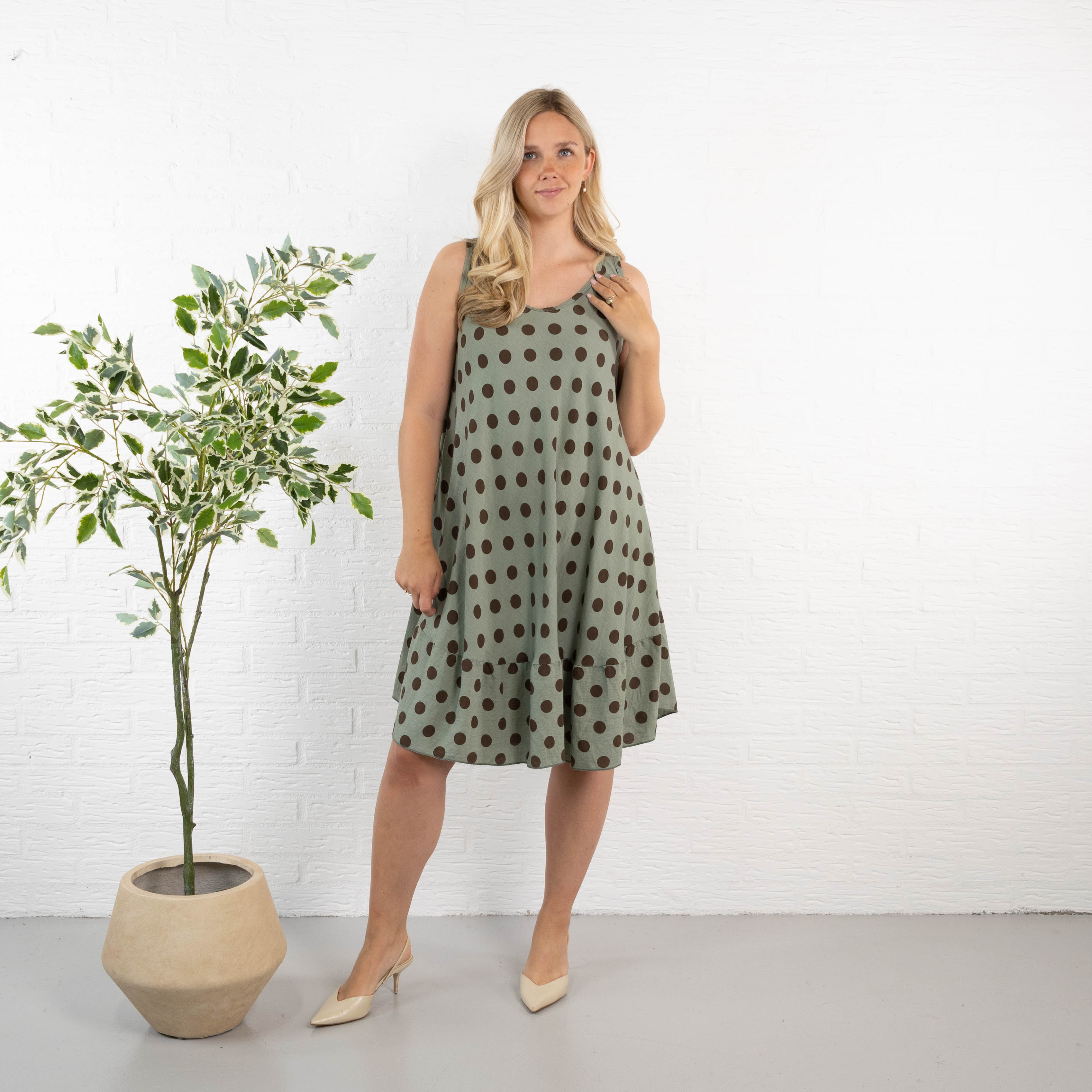 Posh kjole, Khaki