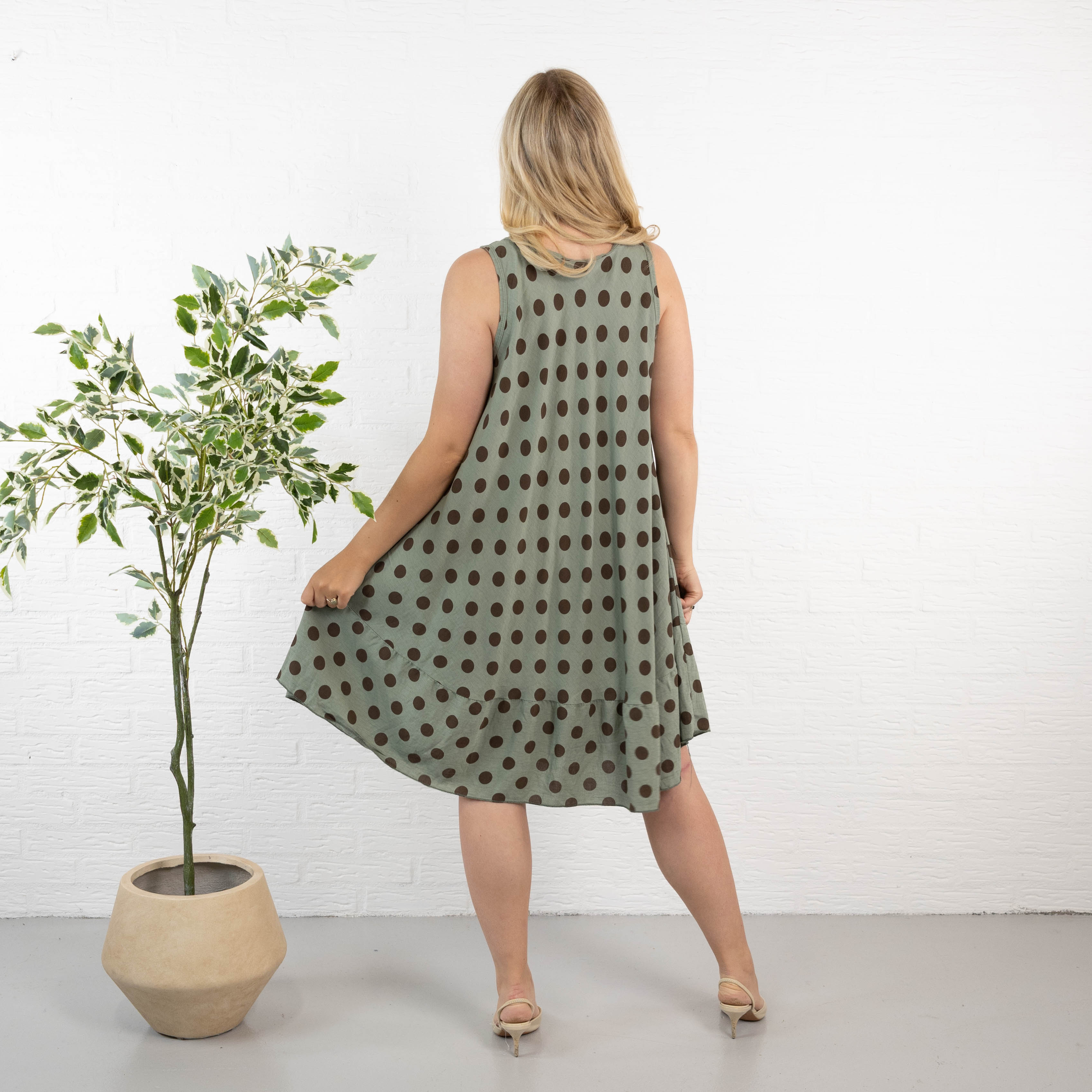 Posh kjole, Khaki