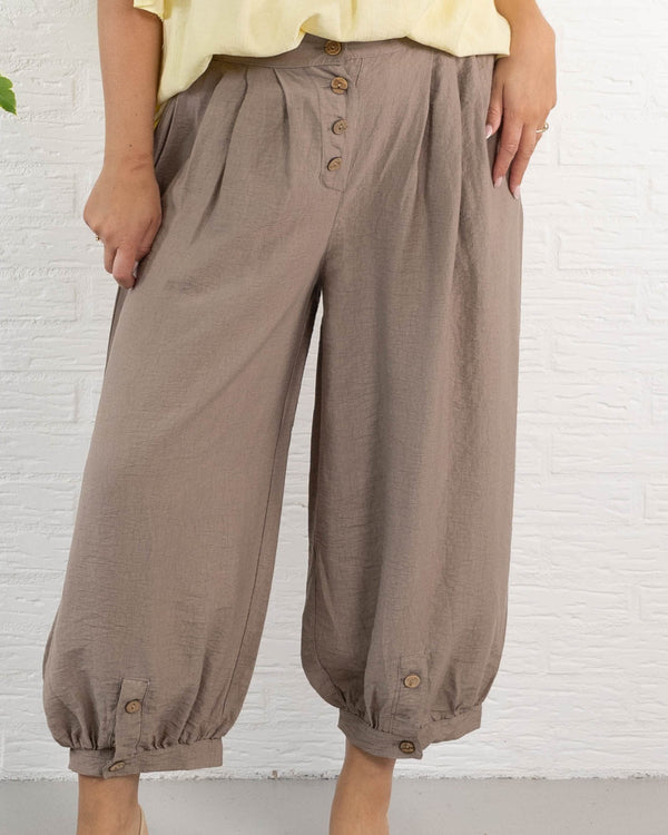 Raven 7/8 haremsbukser, Taupe