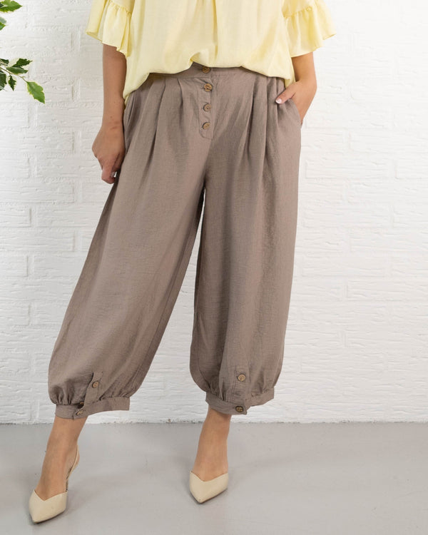 Raven 7/8 haremsbukser, Taupe