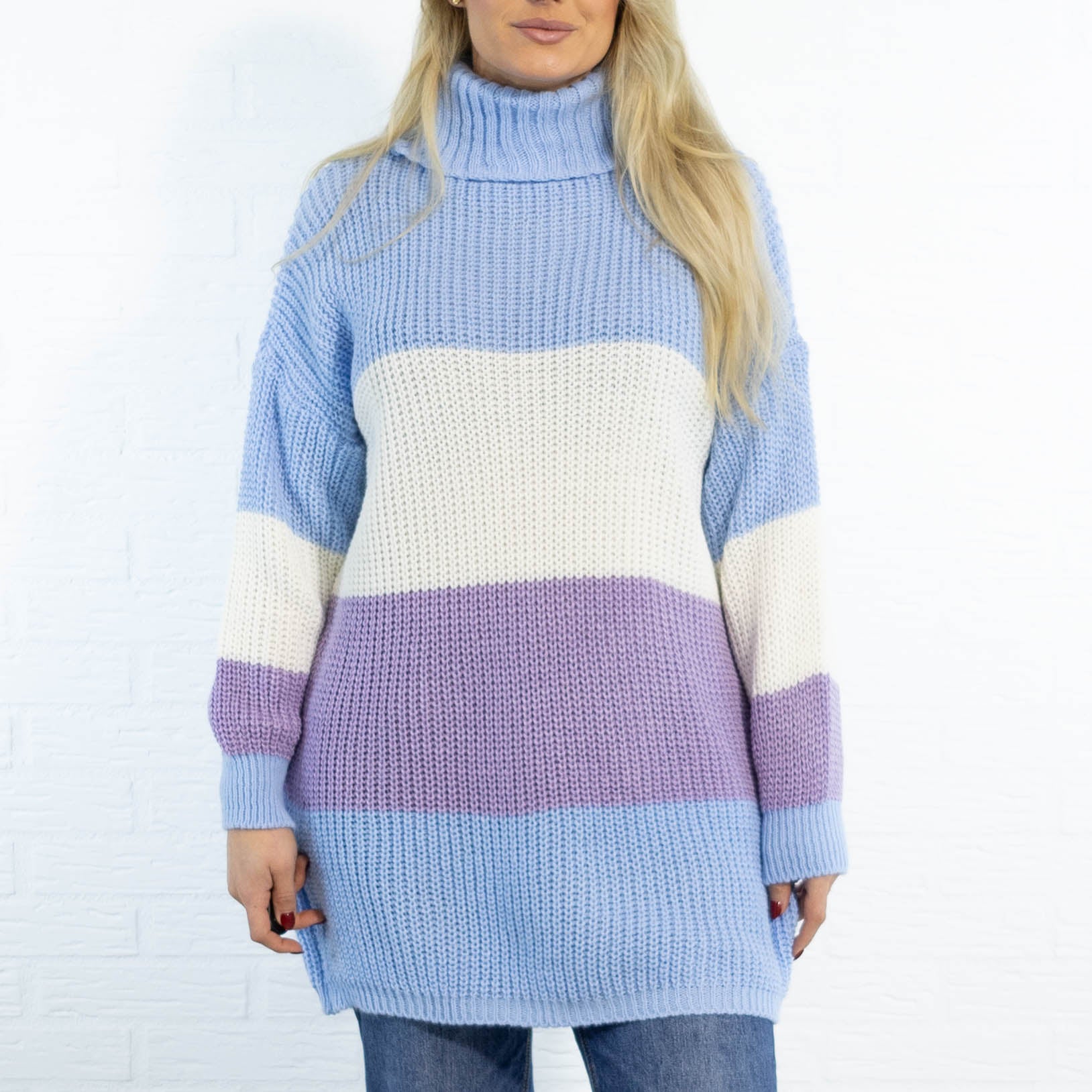 Matilde strik, Lyseblå