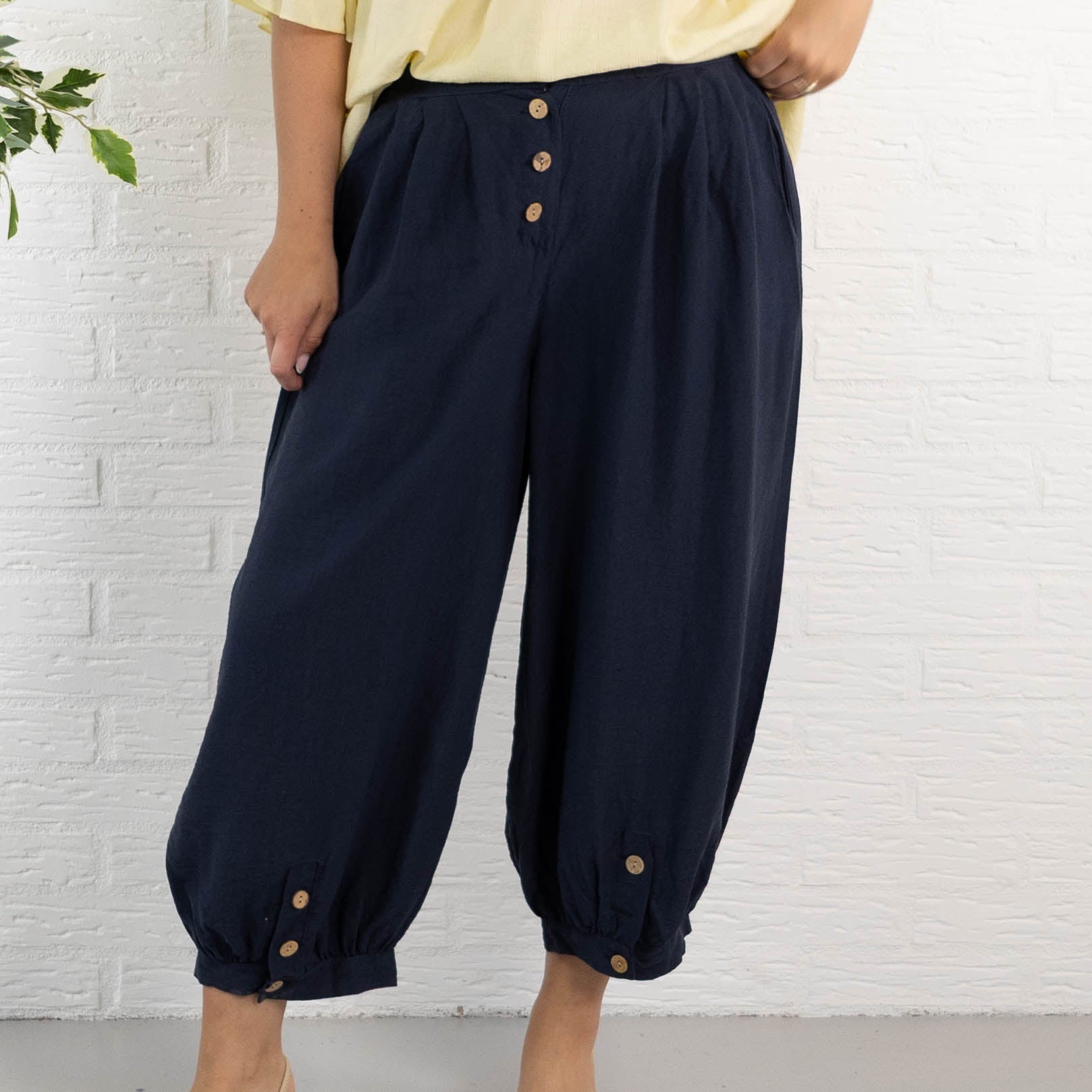 Raven 7/8 haremsbukser, Navy