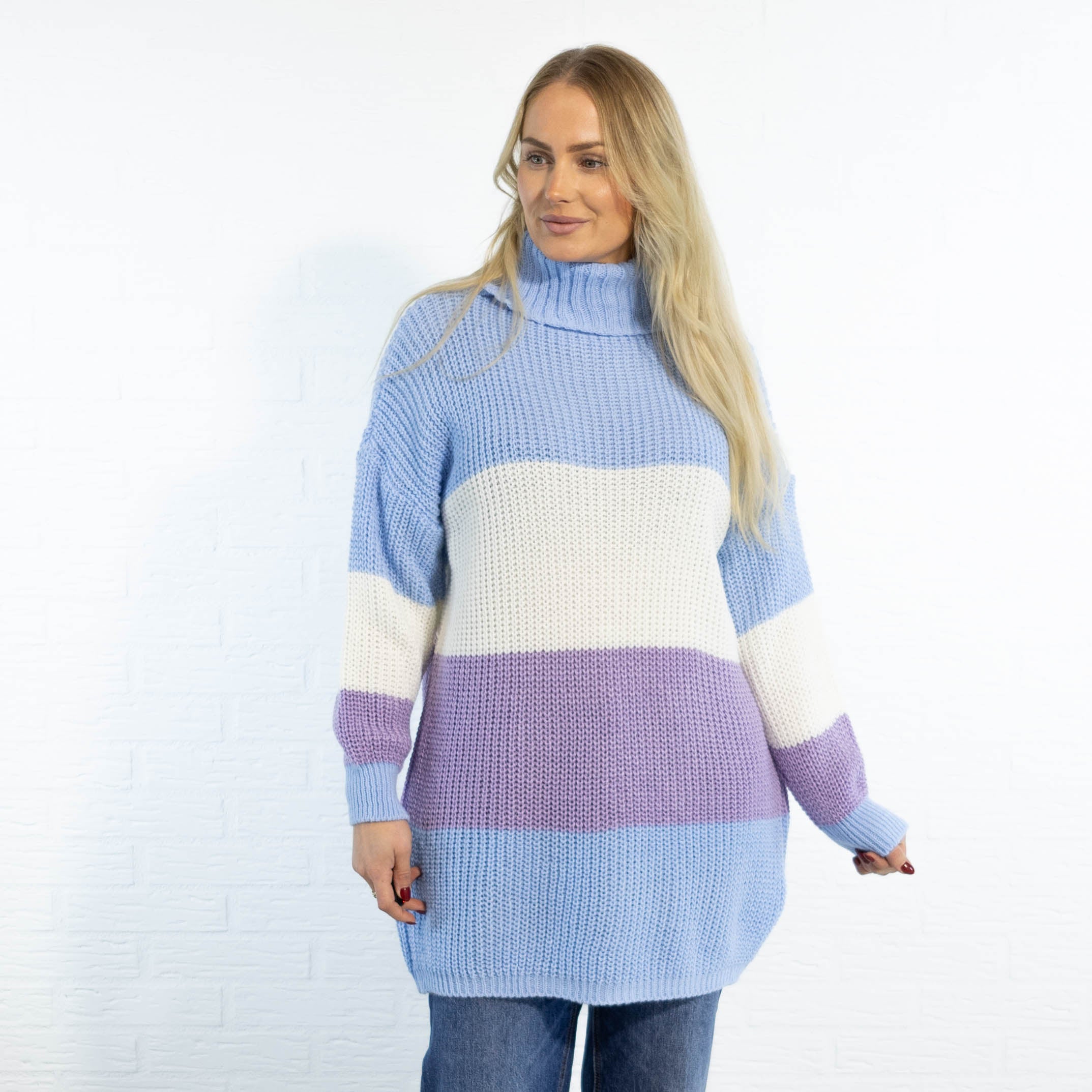 Matilde strik, Lyseblå