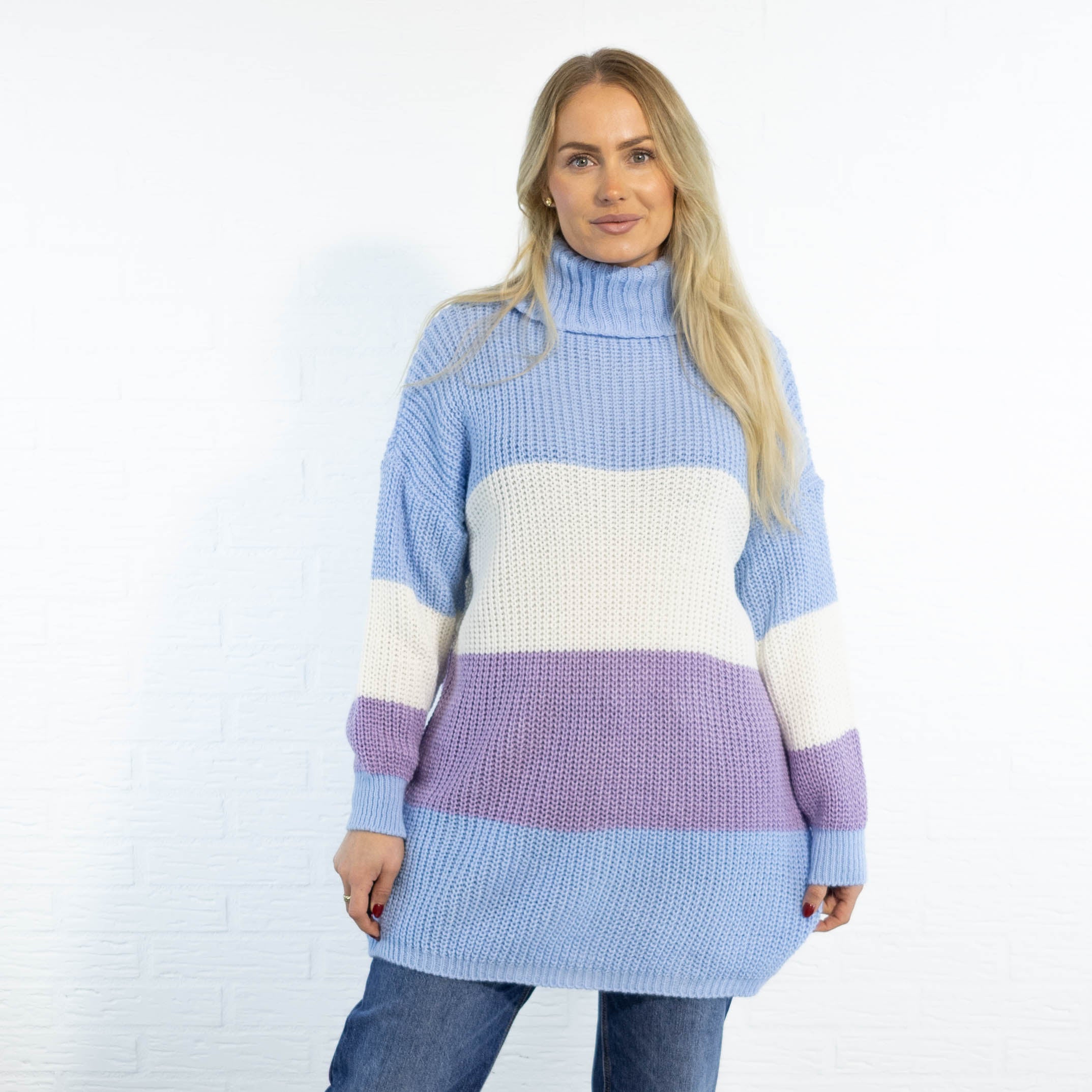 Matilde strik, Lyseblå