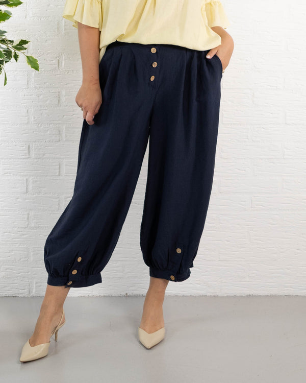 Raven 7/8 haremsbukser, Navy