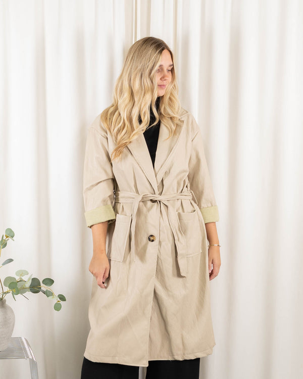 Jodie jakke, Beige