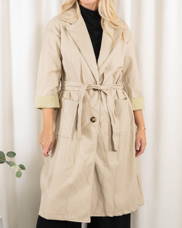 Jodie jakke, Beige