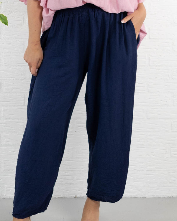 Marissa 7/8 dels bukser, Navy