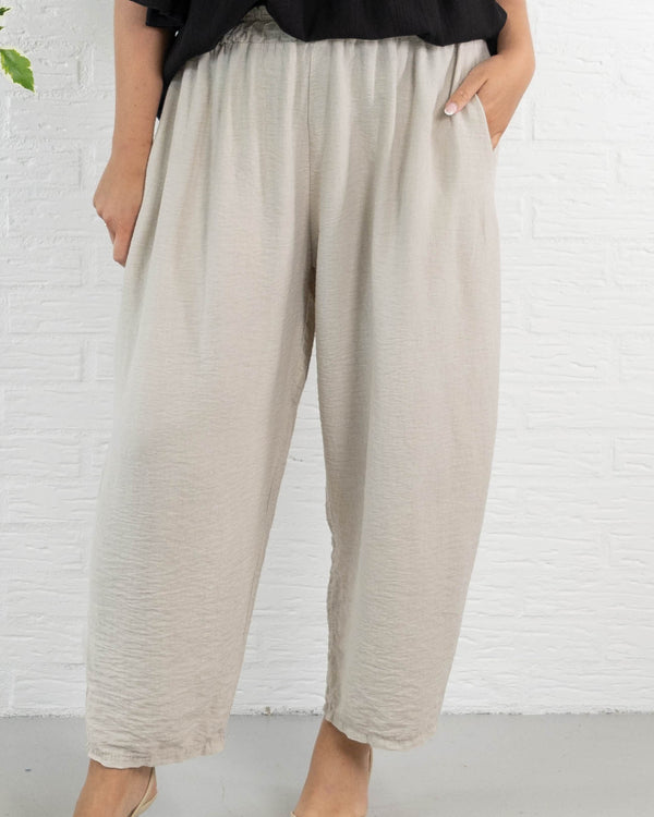 Marissa 7/8 dels bukser, Beige