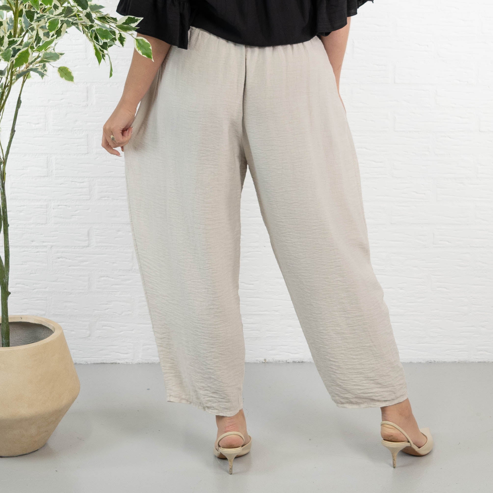 Marissa 7/8 dels bukser, Beige