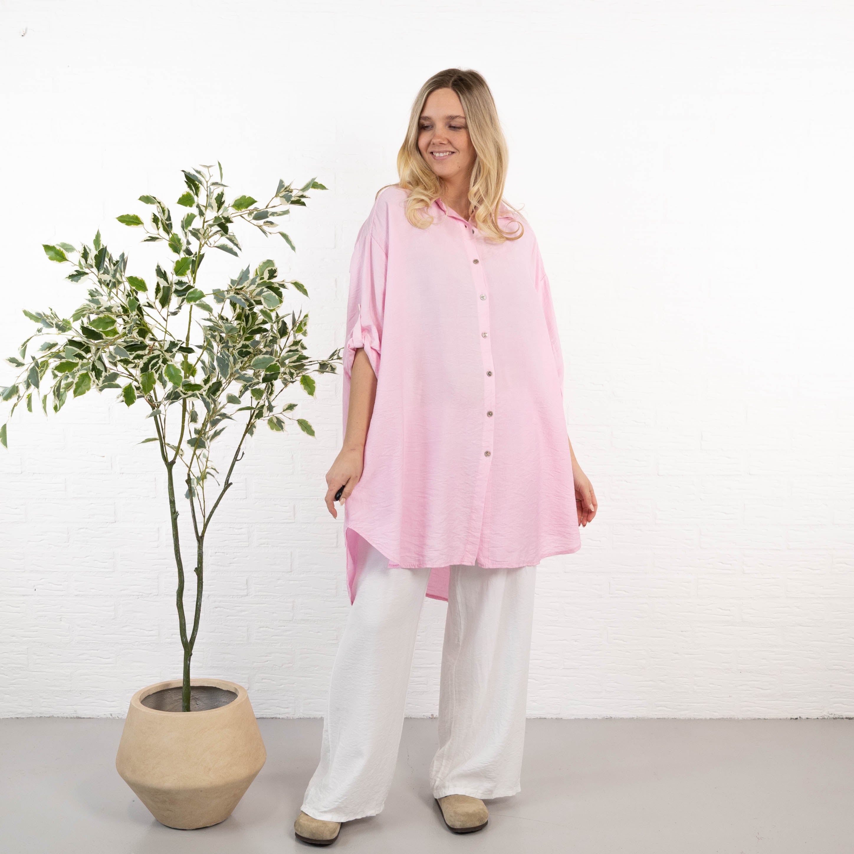 Laura skjorte, Lyserød