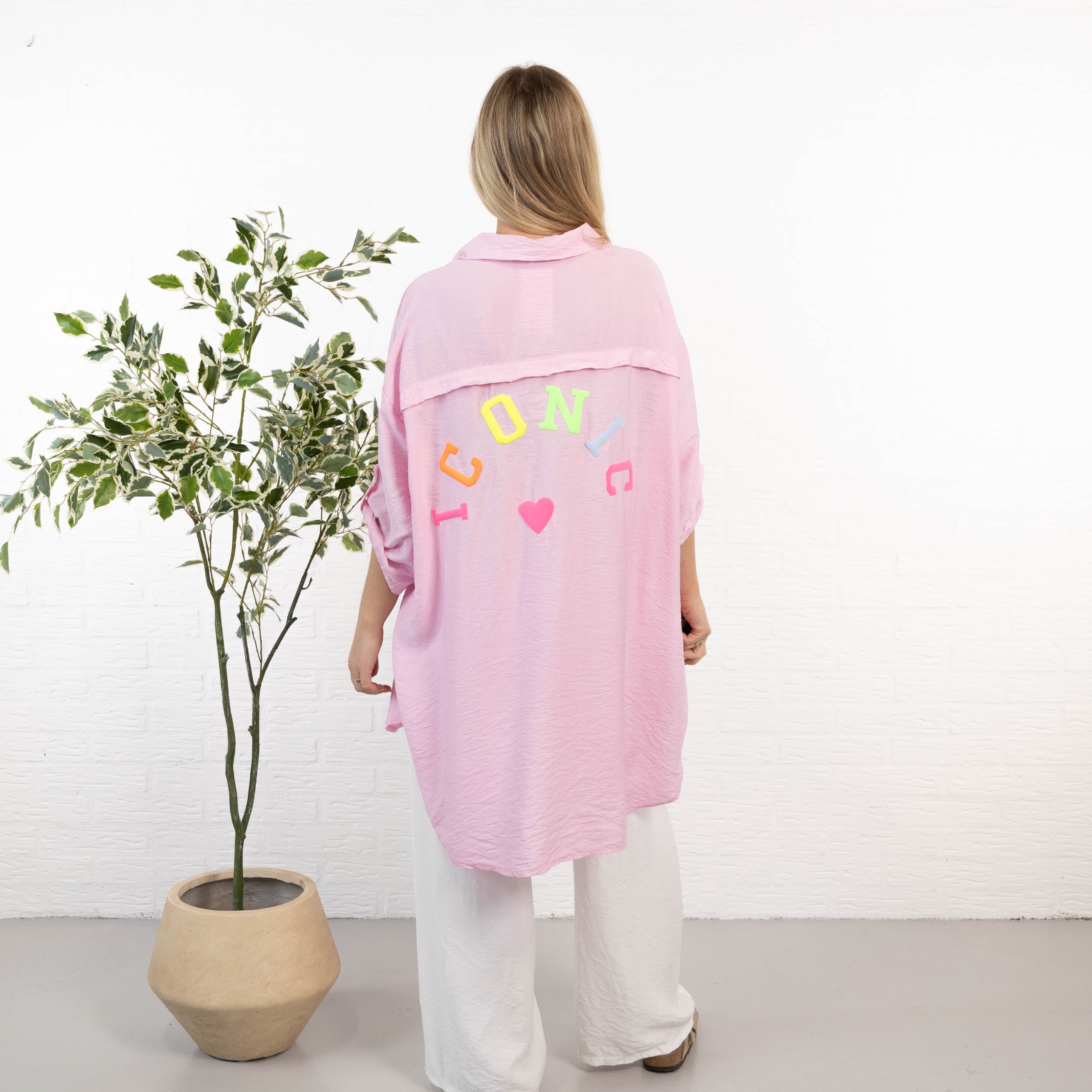 Laura skjorte, Lyserød