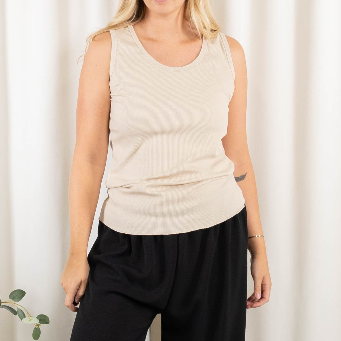 Nina top, Beige