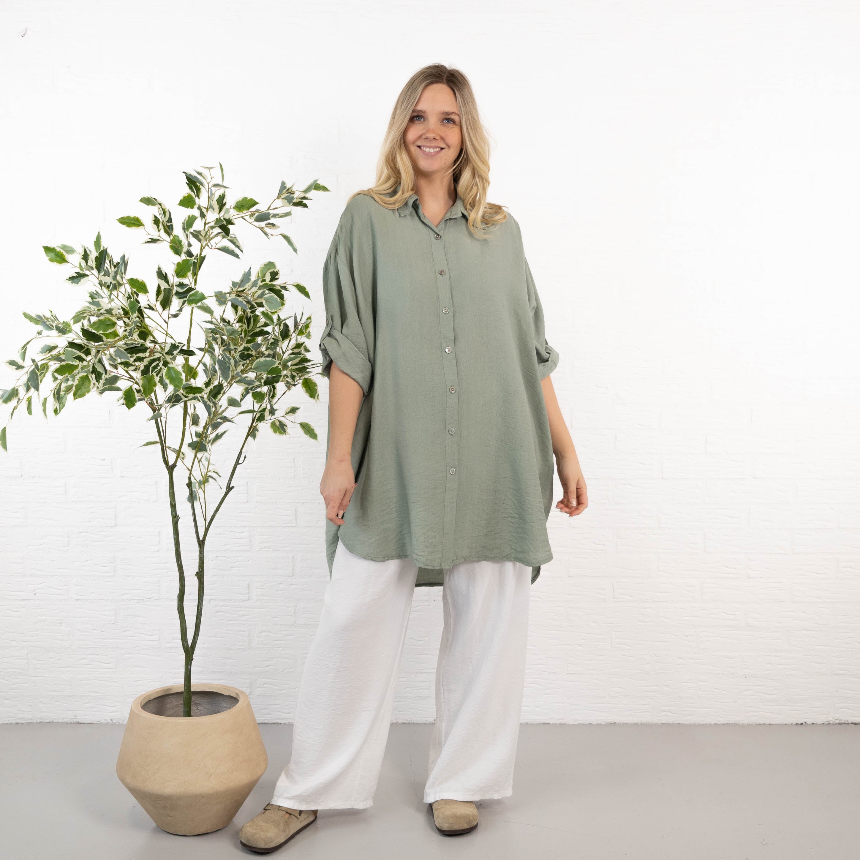 Laura skjorte, Khaki