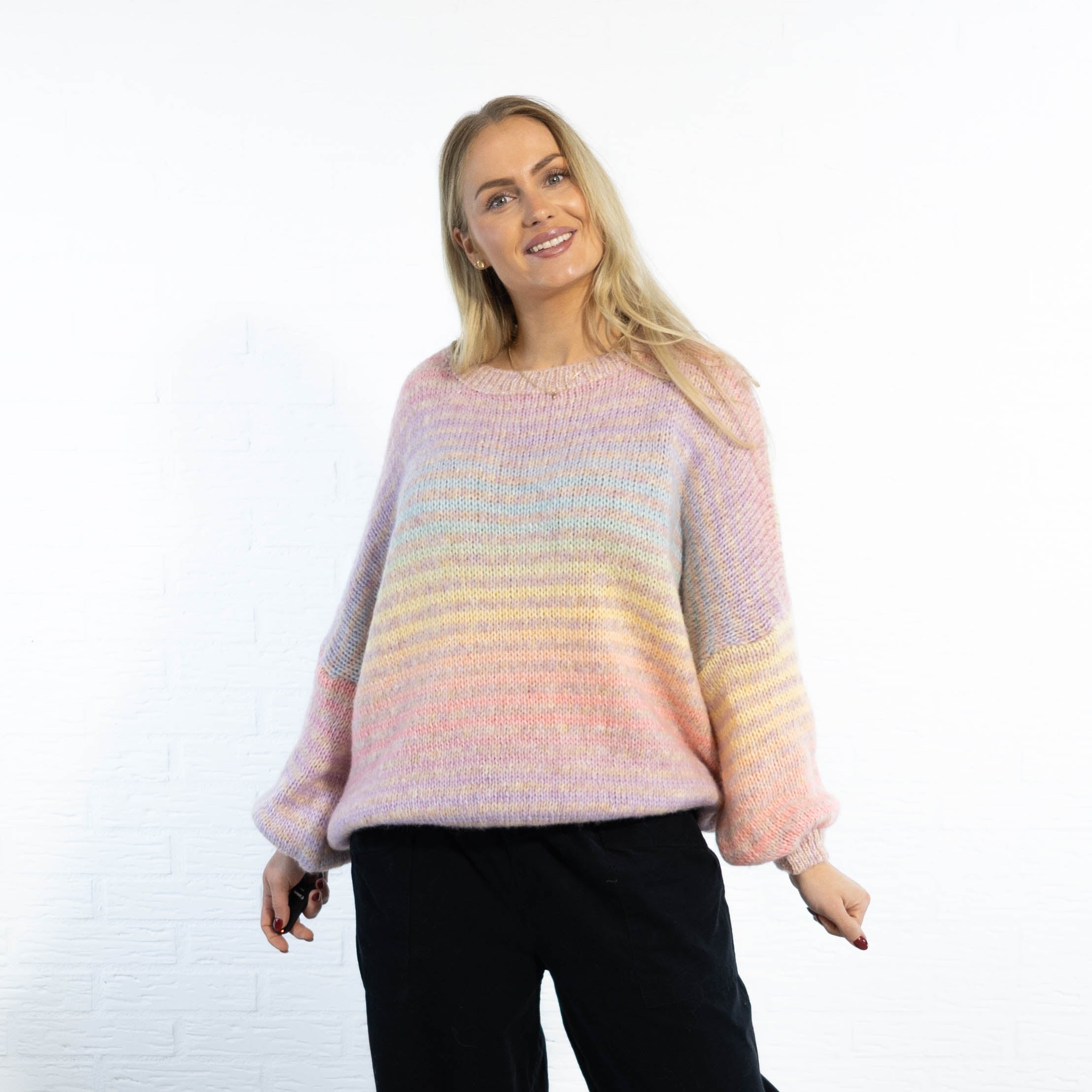 Tammy stribet strik, Rosa