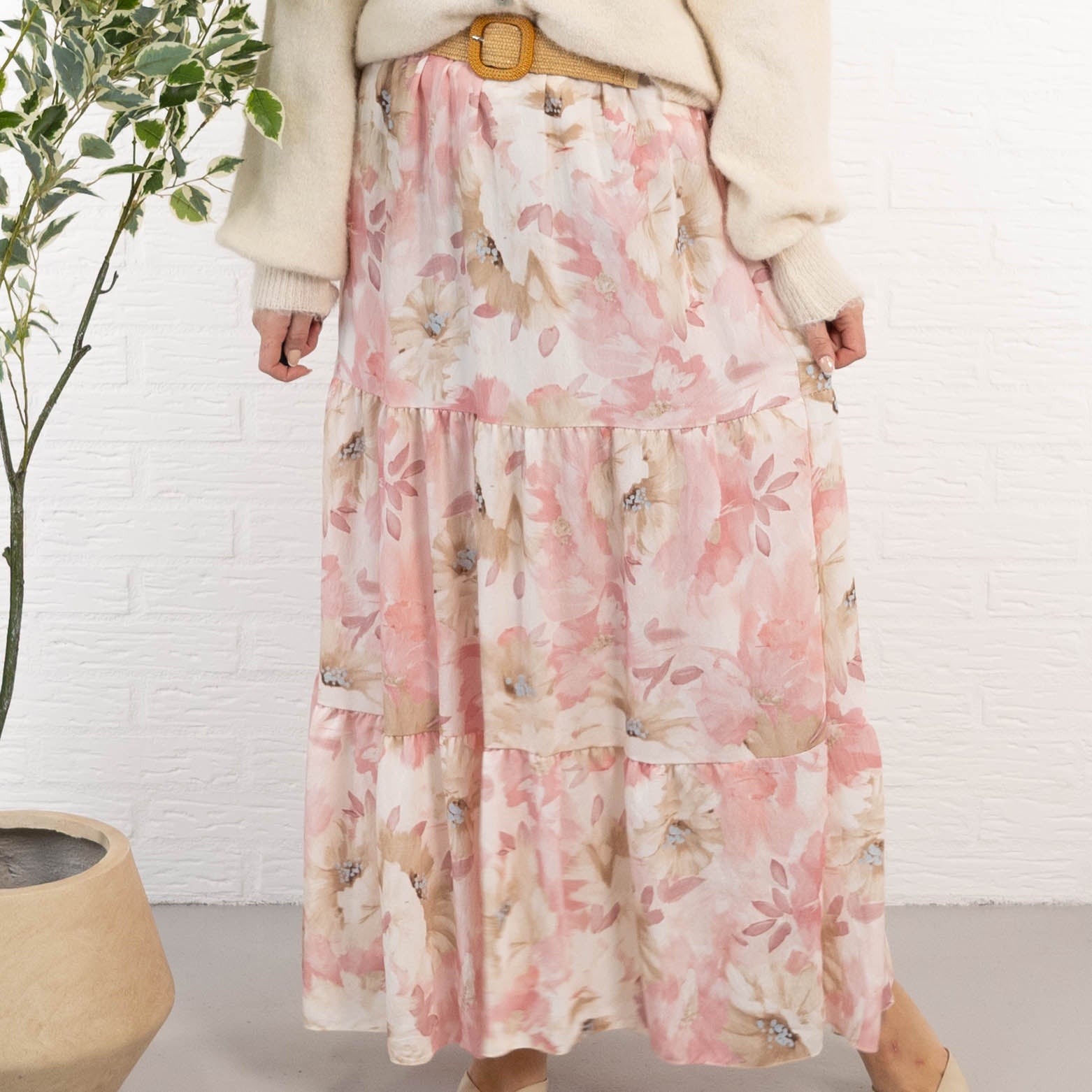 Rasmine nederdel, Lyserød