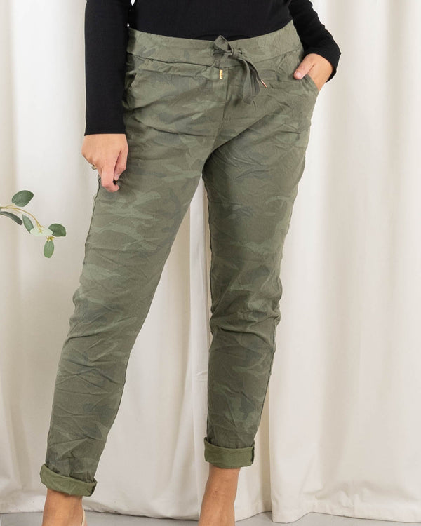 Mattie militærbukser, Khaki