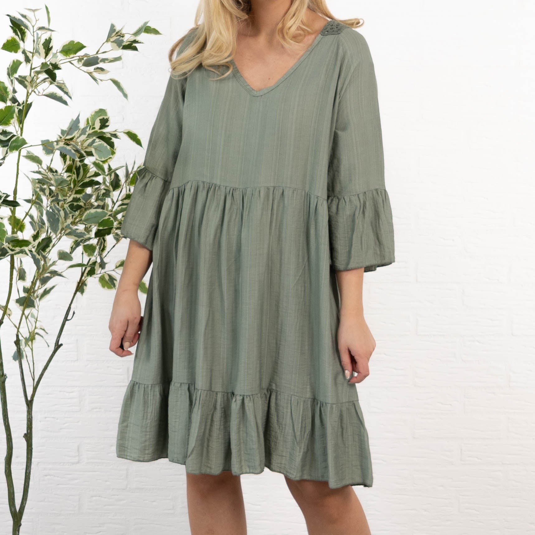 Elsebeth kjole, Khaki