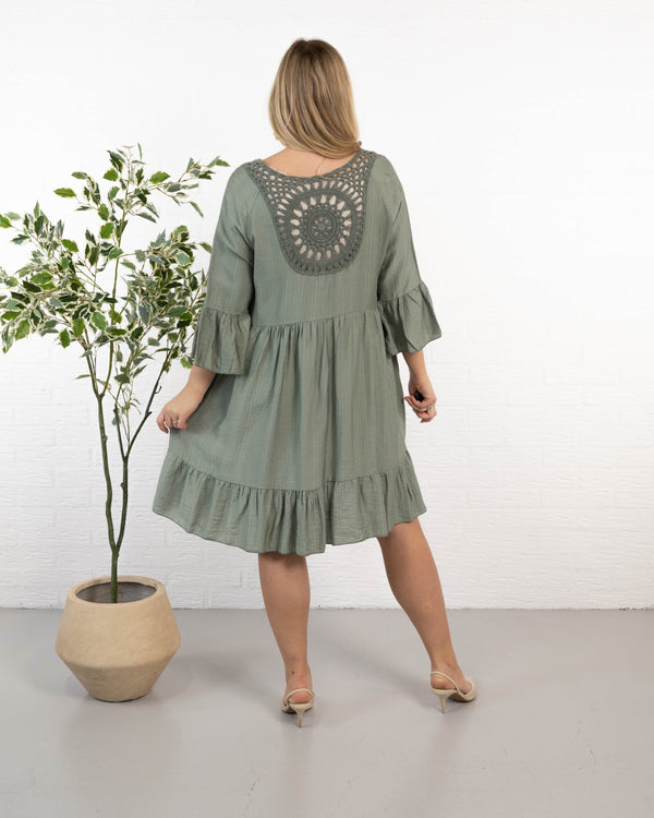 Elsebeth kjole, Khaki