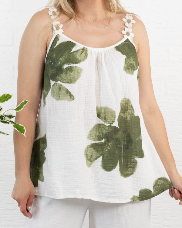 Ludmilla top, Khaki