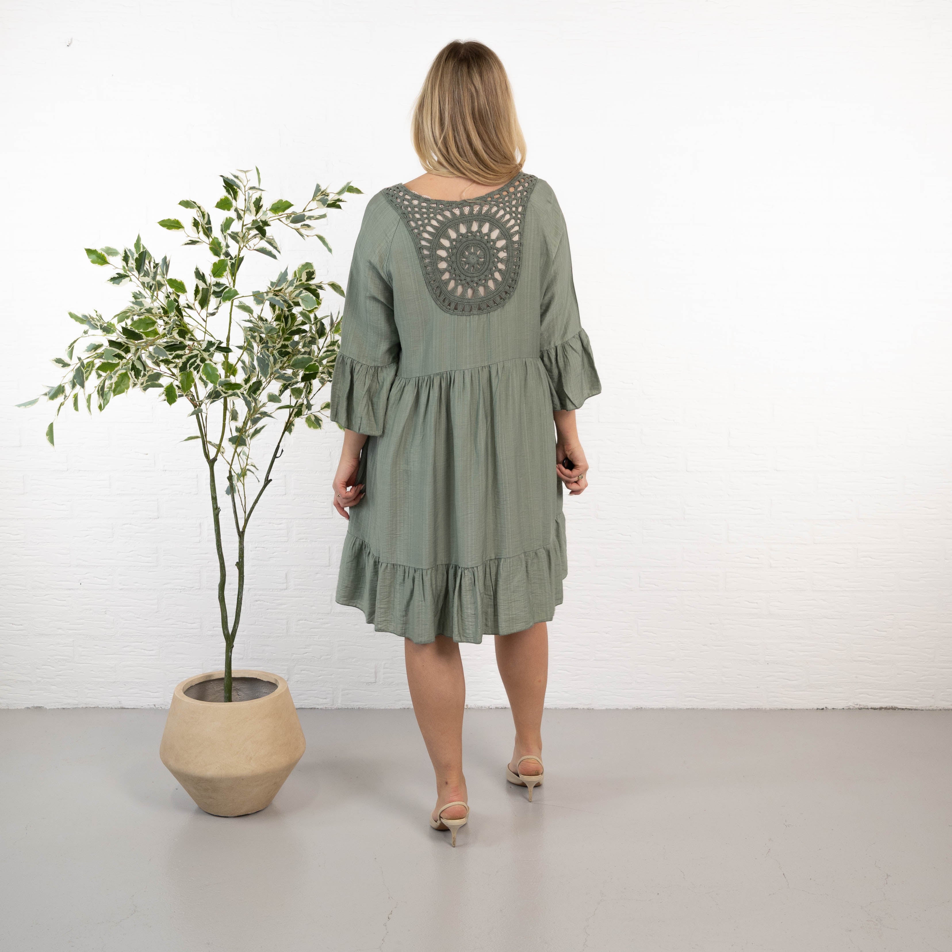 Elsebeth kjole, Khaki