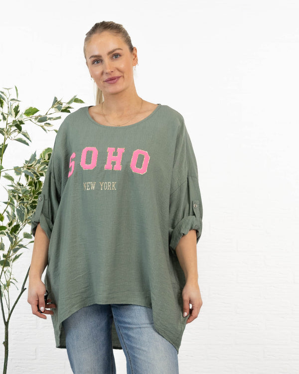 Philippa overdel, Khaki