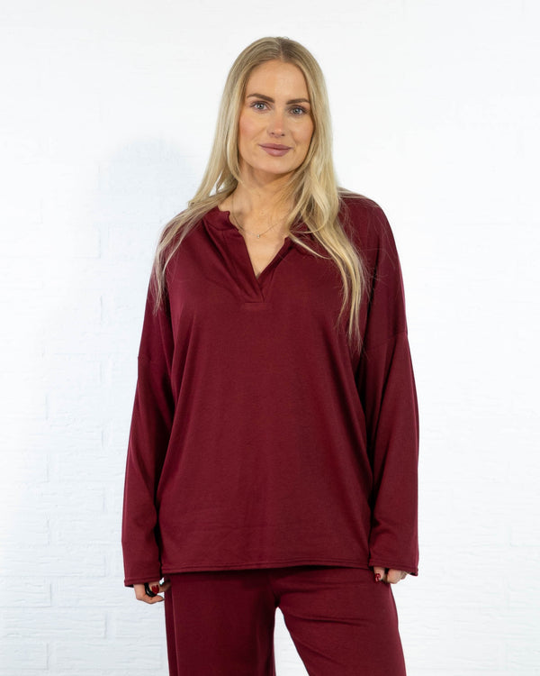 Zascha t-shirt, Bordeaux