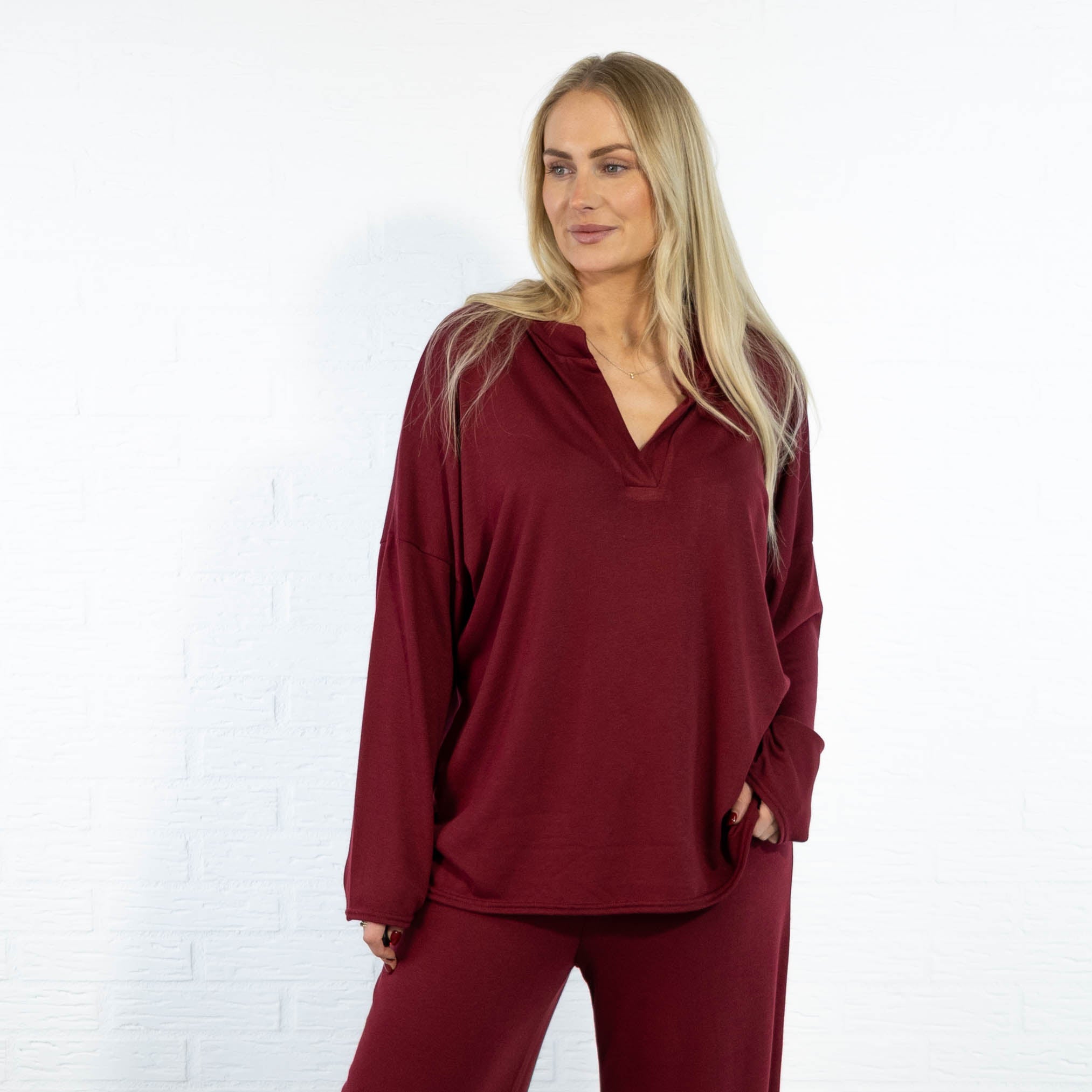 Zascha t-shirt, Bordeaux