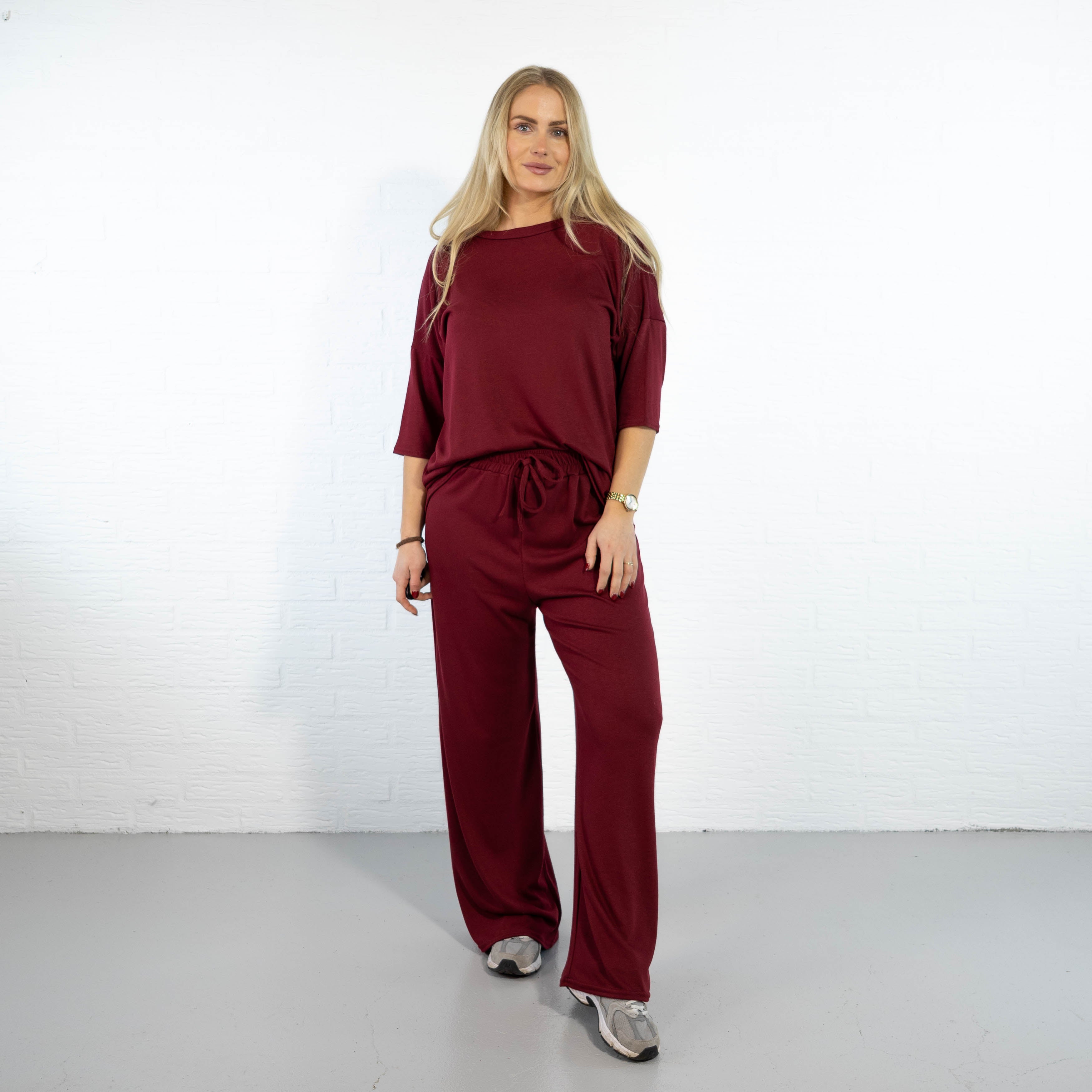 Vilja t-shirt, Bordeaux