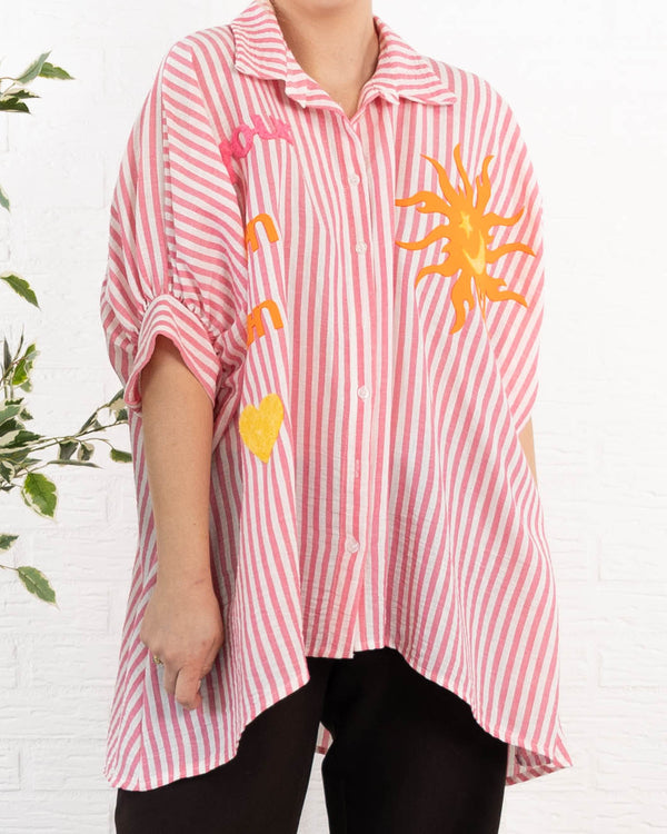 Pammy skjorte/tunika, Pink