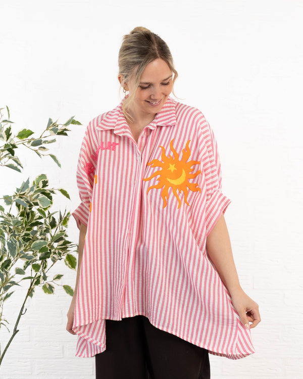 Pammy skjorte/tunika, Pink