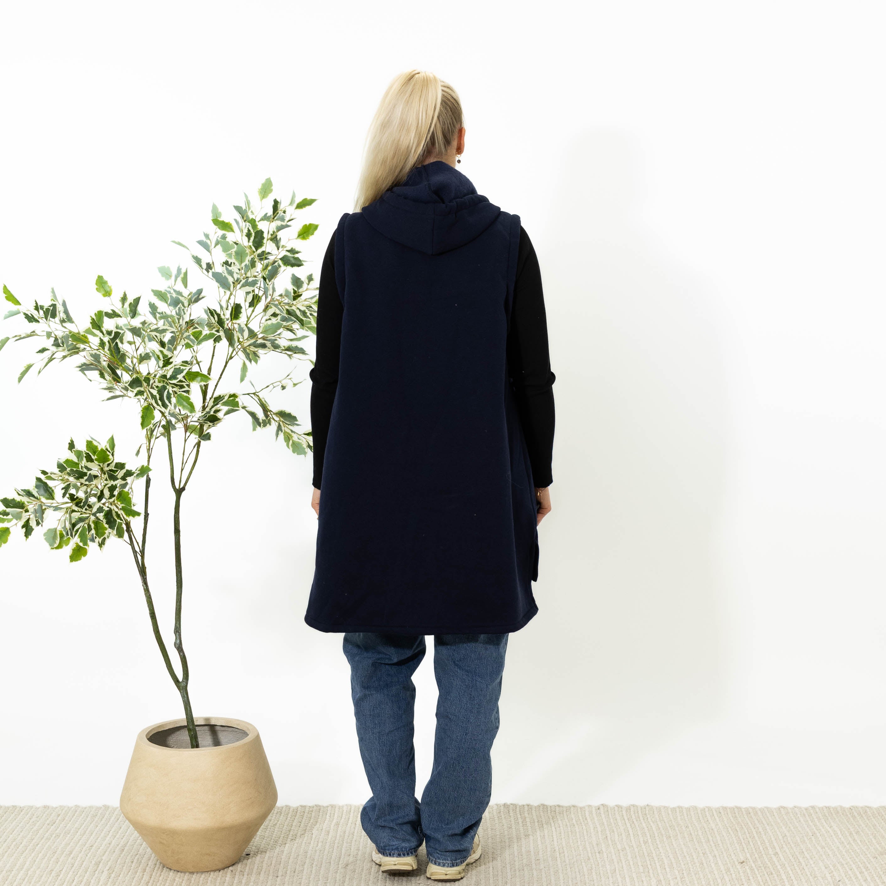 Kamma sweatshirt vest, Navy
