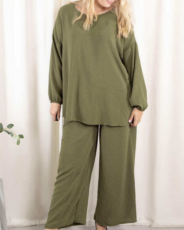 Marsha sæt. Khaki