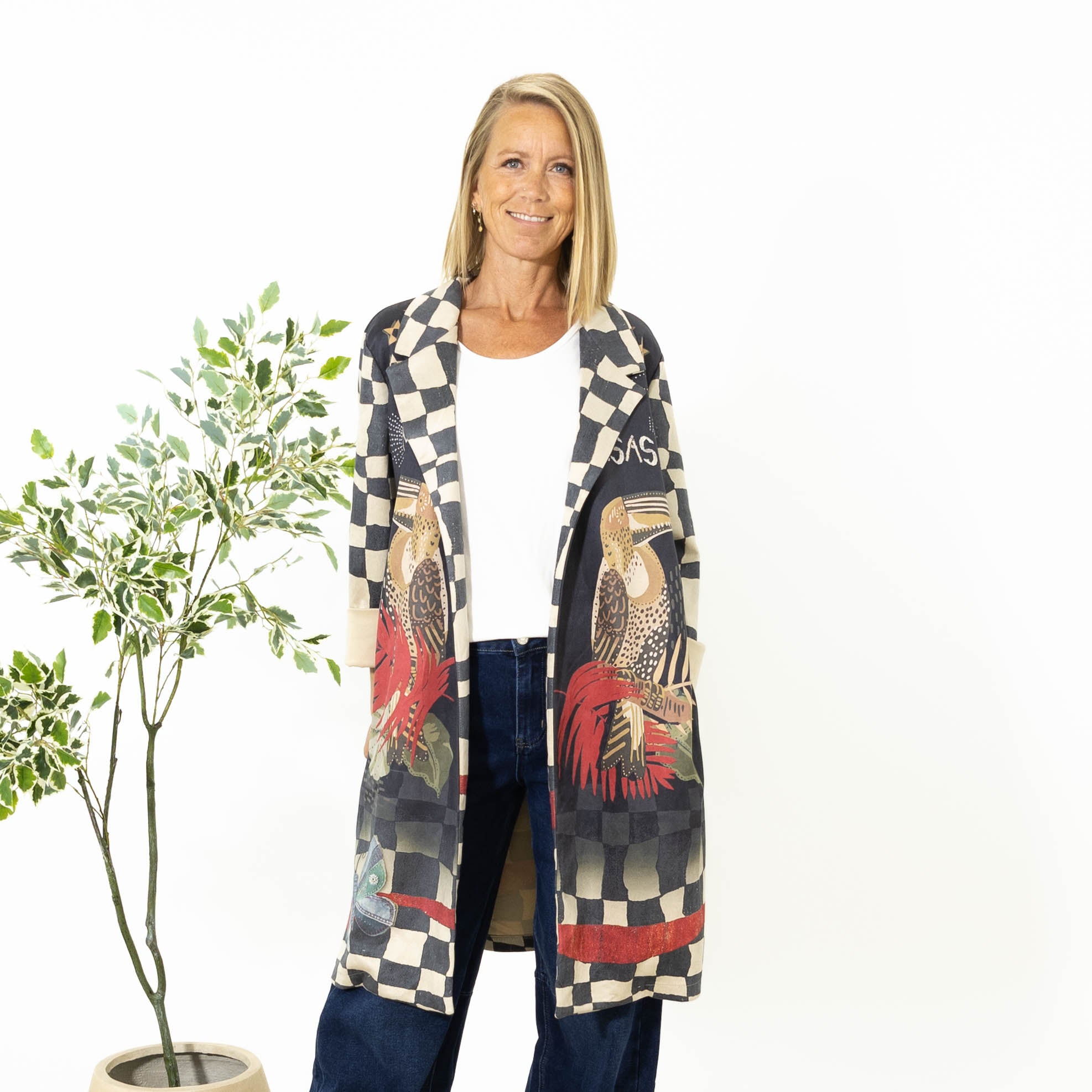 Domino Ruskindsjakke, Sort