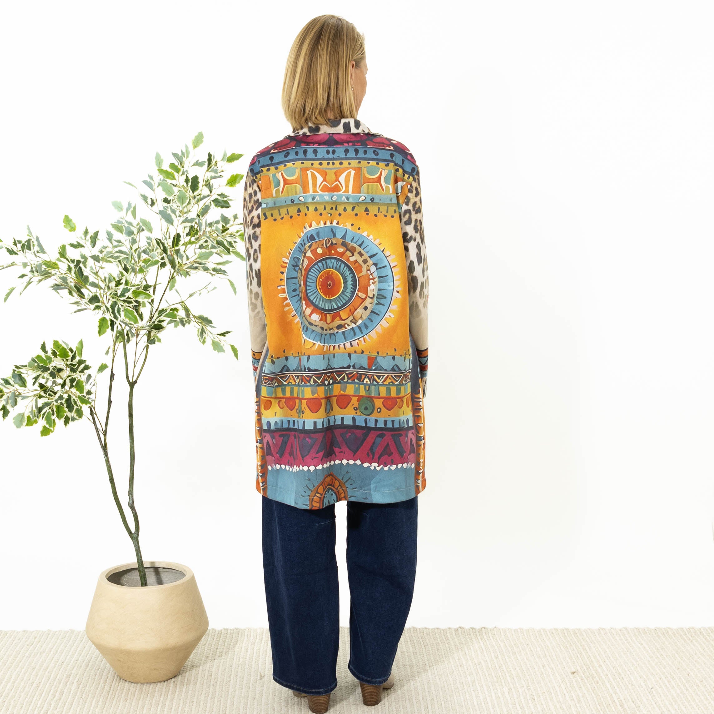 Domino Ruskindsjakke, Beige