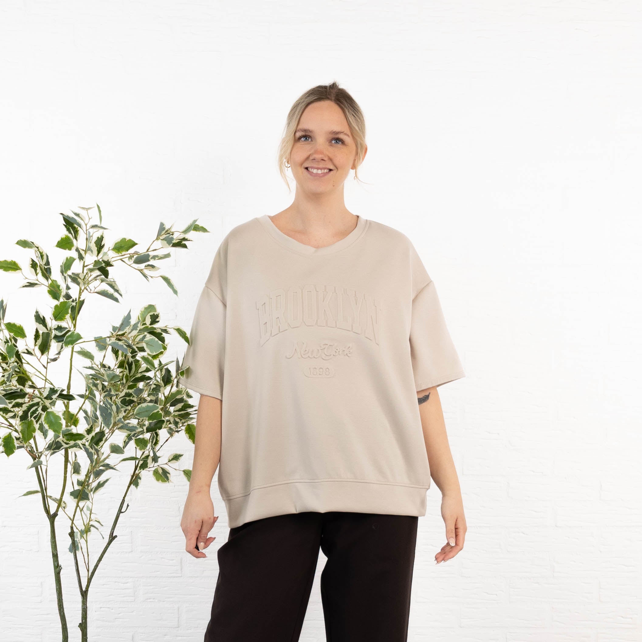 Kisa sweatshirt, Beige