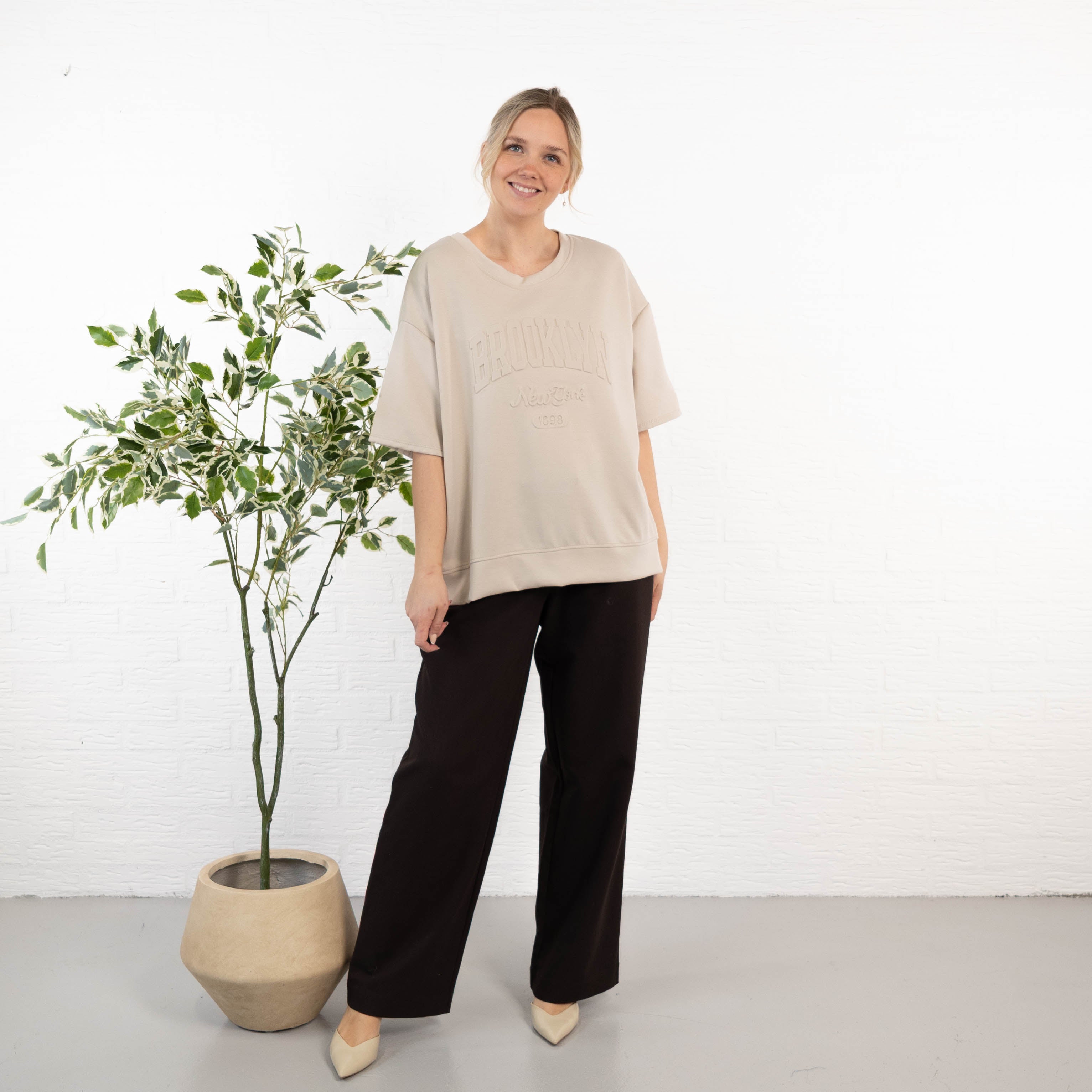 Kisa sweatshirt, Beige