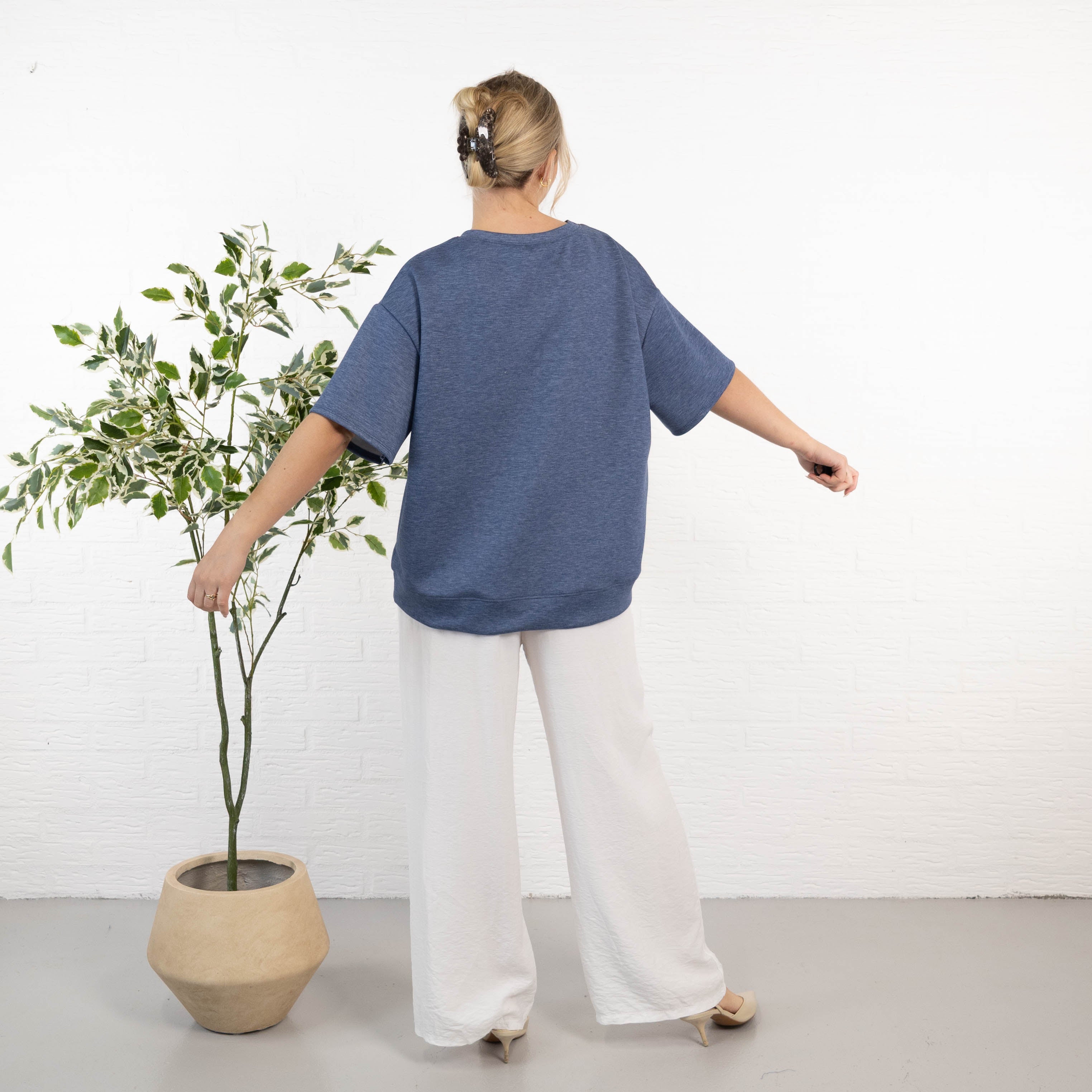 Kisa sweatshirt, Blå
